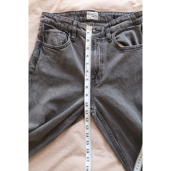 Faherty Mens Size 28 5 Pocket Black Dyed Straight Leg Jeans Pants Denim Stretch - Picture 9 of 11